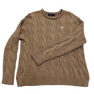 Polo Ralph Lauren - Classic Cable Sweater - Camel - L